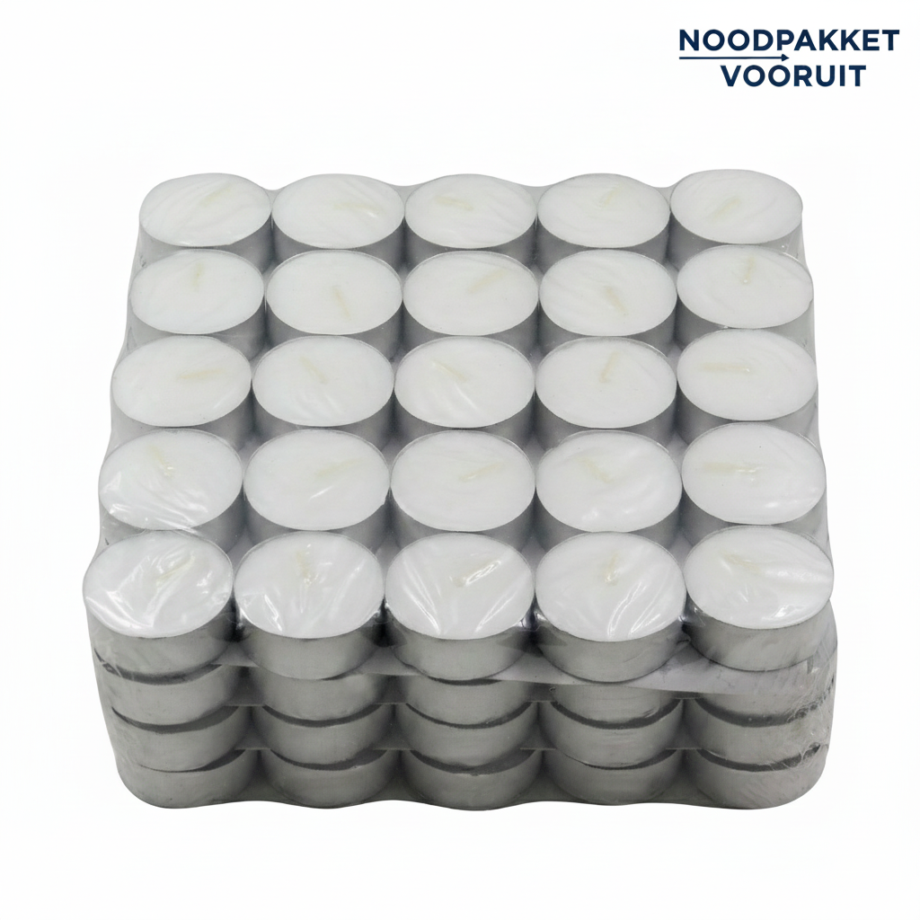 Geurloze waxinelichtjes (10 stuks)