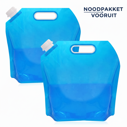 Opvouwbare water jerrycan 10 liter