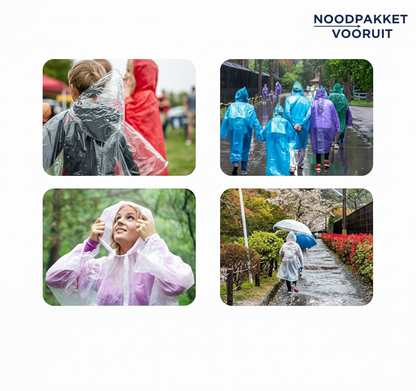 Waterdichte regenponcho